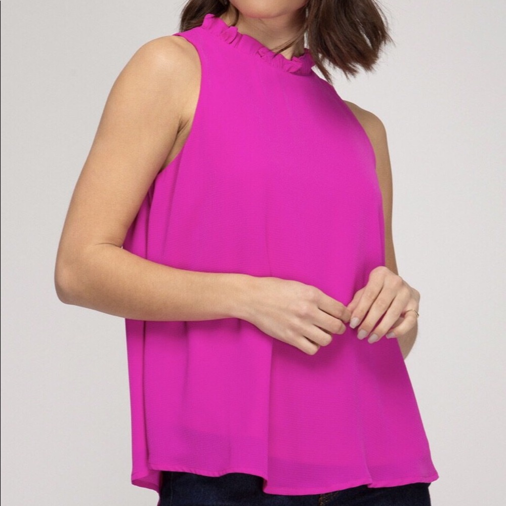 Fuchsia Top